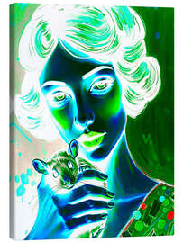 Leinwandbild Rattendame