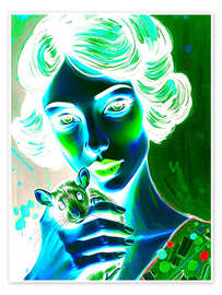 Wandbild Rattendame - Samantha Oliver