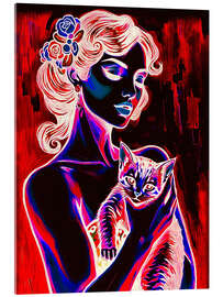 Acrylglasbild Kätzchendame - Samantha Oliver