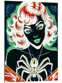 Alubild Spinnenmädchen