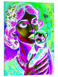 Gallery Print Dame mit Frettchen