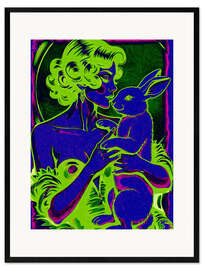 Gerahmter Kunstdruck Lady Magic