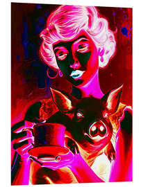 Hartschaumbild Teeparty