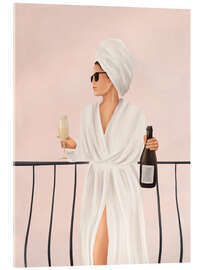 Acrylglasbild Morgenwein II