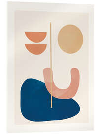 Acrylglasbild Set Line Flow II