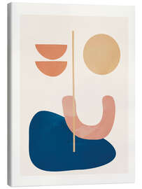 Leinwandbild Set Line Flow II