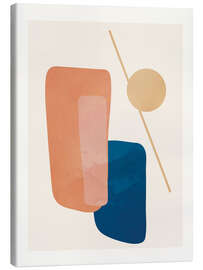 Leinwandbild Set Line Flow III