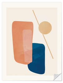 Wandsticker Set Line Flow III