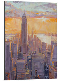 Magnettafel Manhatten Sunset