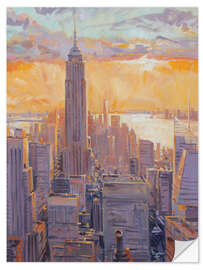 Wandsticker Manhatten Sunset