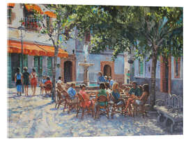 Akrylbilde Spanish Cafe Scene - Paul Simmons