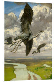 Tableau en plexi-alu Wondrous Birds