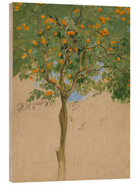 Holzbild Orangenbaum - Hans Thoma