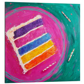 Alubild Geburtstagskuchen