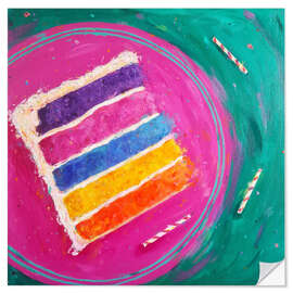 Wandsticker Geburtstagskuchen