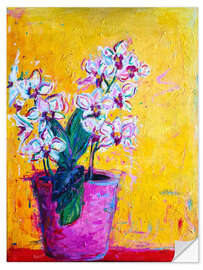 Wandsticker Orchideen