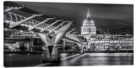 Leinwandbild London - St. Paul’s im Lichterglanz - Melanie Viola