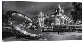 Leinwandbild London - Tower Bridge im Lichterglanz - Melanie Viola