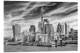 Acrylglasbild London Skyline mit einzigartigem Flair - Melanie Viola