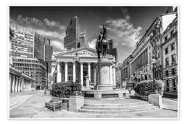 Poster London - Tradition im Schatten der Hochhäuser - Melanie Viola