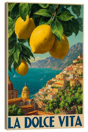 Leinwandbild La Dolce Vita - Italienische Riviera