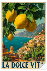 Wandsticker La Dolce Vita - Italienische Riviera