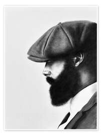 Poster Schatten der Entschlossenheit - Denny Stoekenbroek