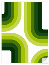 Wandsticker Retro Bow II