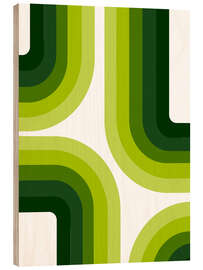 Holzbild Retro Bow II