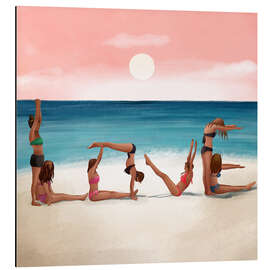 Magnettafel Sonnenuntergang Liebe