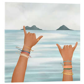 Acrylglasbild Shaka-Zeichen - Branka Kodžoman