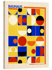 Holzbild Bauhaus Colour Pop - Mandy Reinmuth
