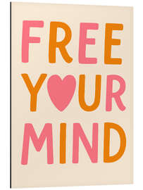 Alubild Free Your Mind - Typobox