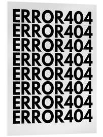 Acrylglasbild Error404