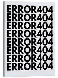 Leinwandbild Error404