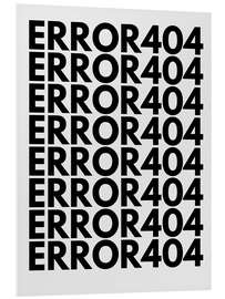 Hartschaumbild Error404