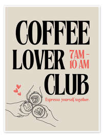 Poster Coffee Lover Club