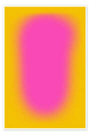 Wandbild Pink orb - Lisa Ketty