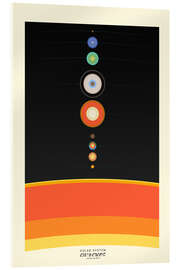Acrylglasbild Solar System - Lisa Ketty