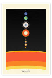 Wandbild Solar System - Lisa Ketty