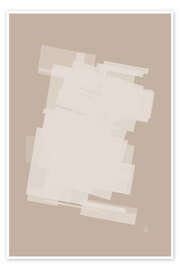 Wandbild White Block - Lisa Ketty