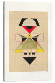 Leinwandbild Geisha Geometry