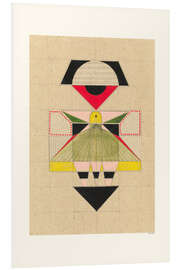 Hartschaumbild Geisha Geometry