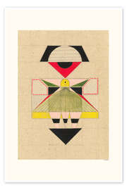 Wandbild Geisha Geometry - Lisa Ketty