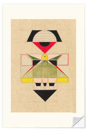 Wandsticker Geisha Geometry