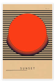 Poster Sunset