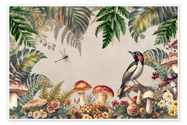 Wandbild Waldstimmung - Andrea Haase