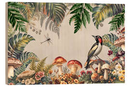 Holzbild Waldstimmung - Andrea Haase