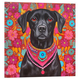 Acrylglasbild Folklore Hund - Andrea Haase