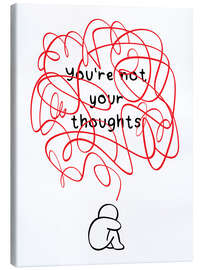 Leinwandbild You're Not Your Thoughts - Nikita Abakumov